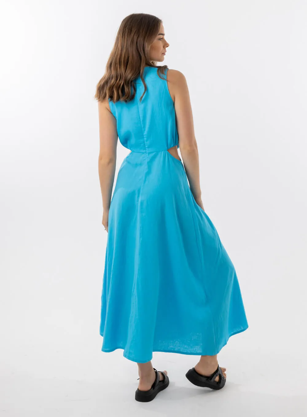 AQUA Blue Bella Dress