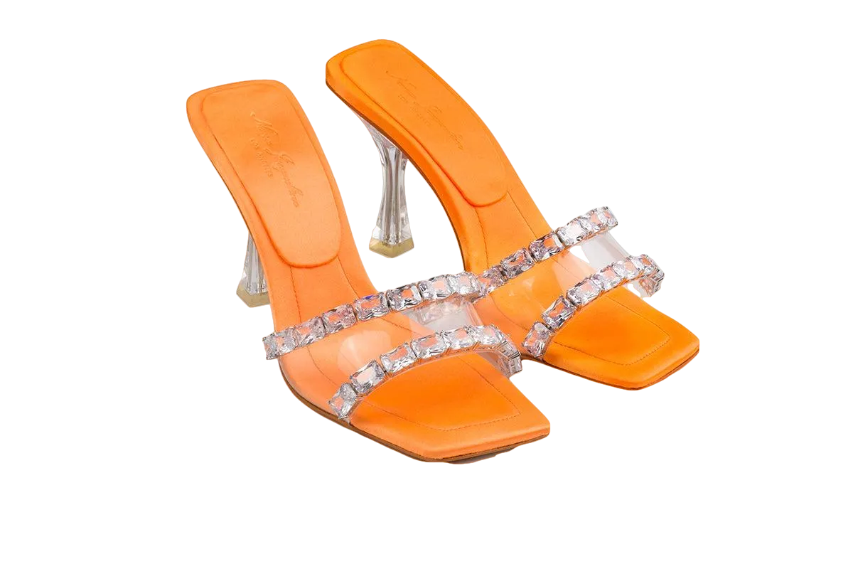 Final Sale Orange Bellah Sandals