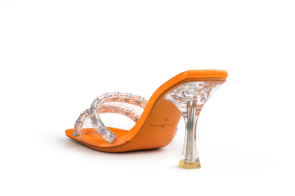 Final Sale Orange Bellah Sandals