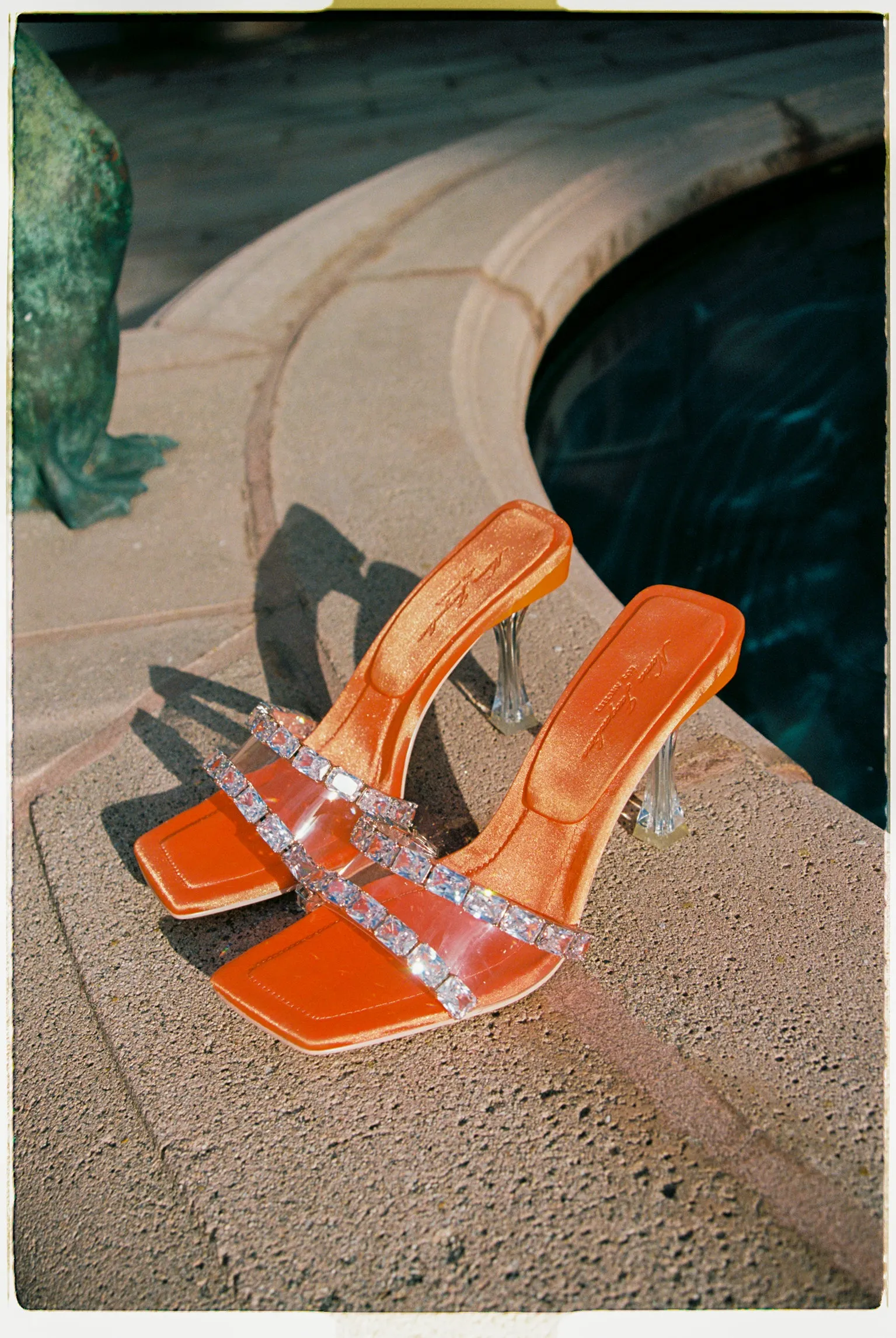 Final Sale Orange Bellah Sandals