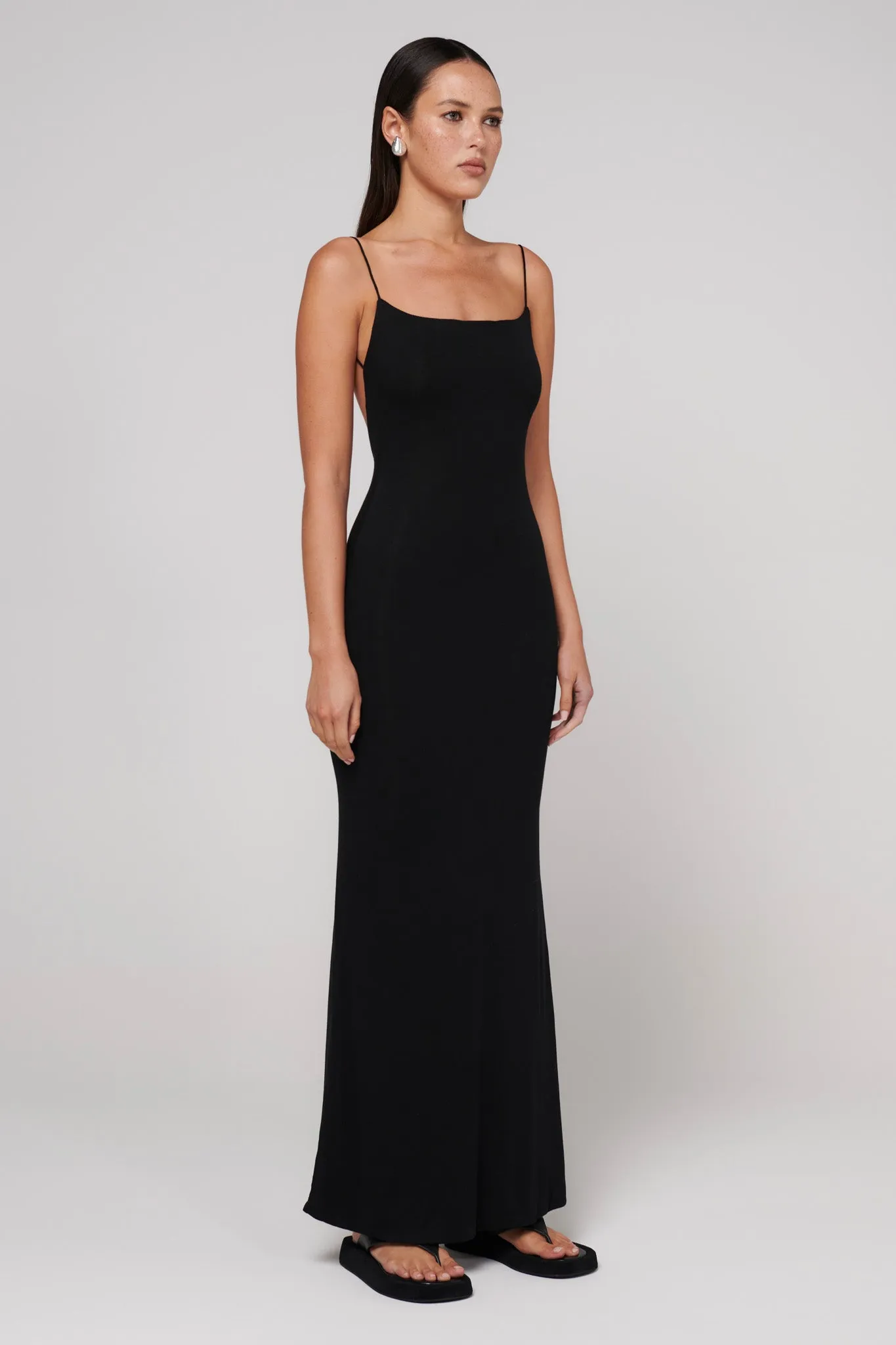 Black Amari Maxi Dress