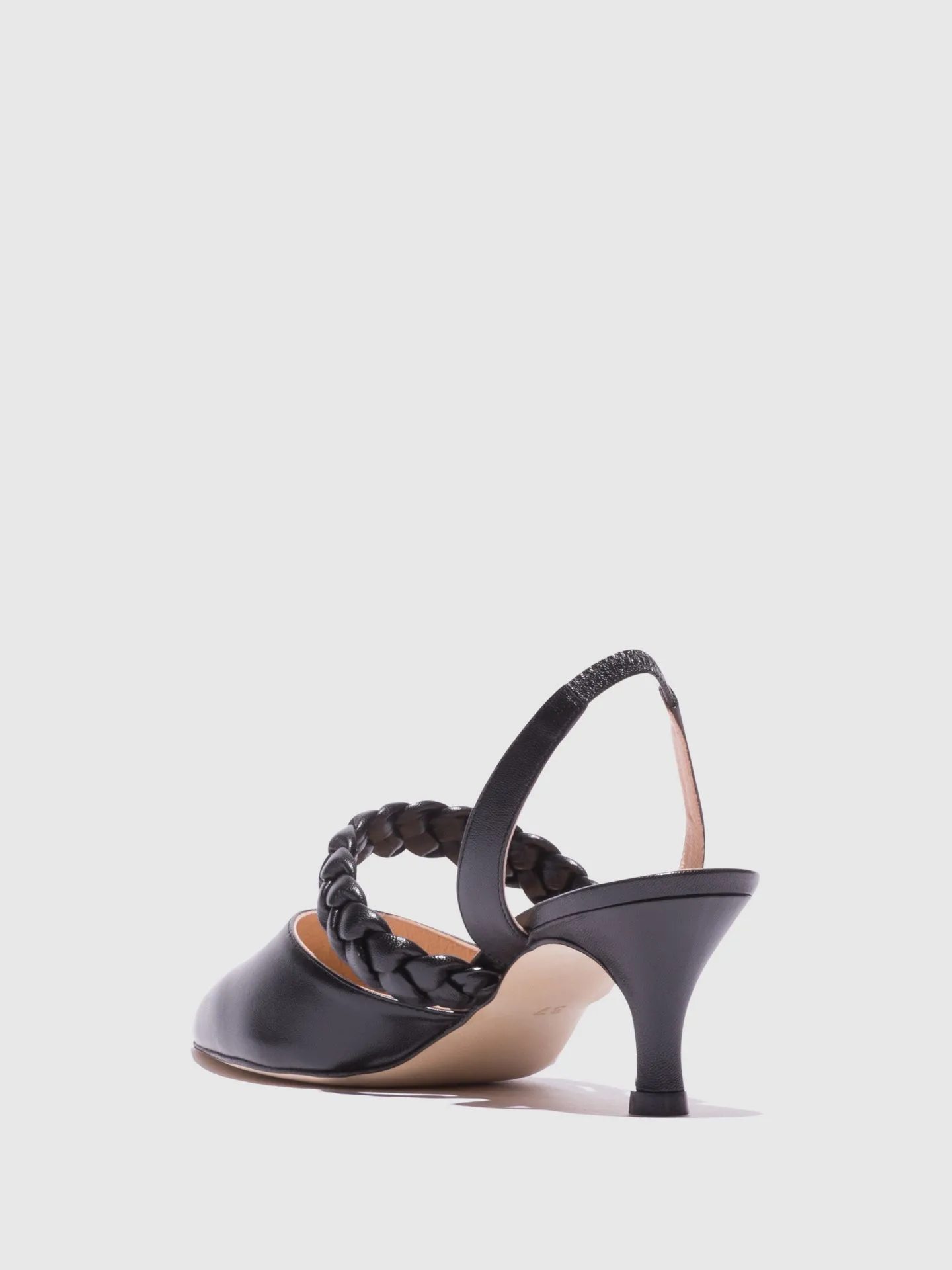 Black Ankle Strap Sandals