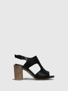 Black Heel Sandals