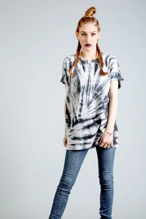 Black Smoke Tie Dye Shirt - Unisex