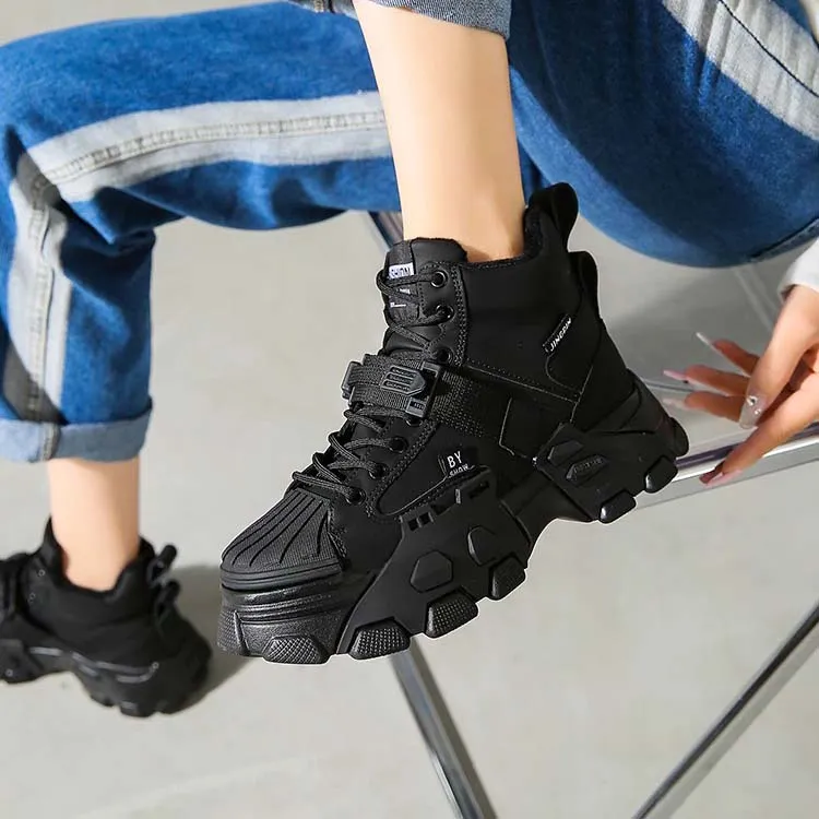 Black Tech Wear Boots