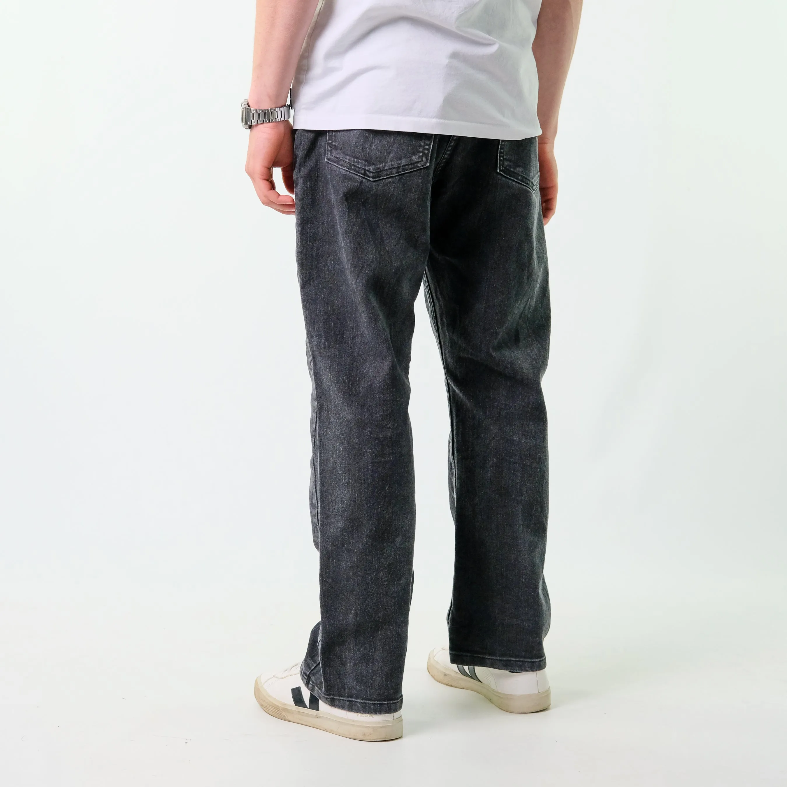 Black y2ks Dickies Denim Jeans Baggy Pants (36x30)