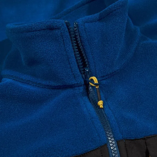 Blue and Black Men's Polartec Fleece Jacket with Interactive Prism Guide