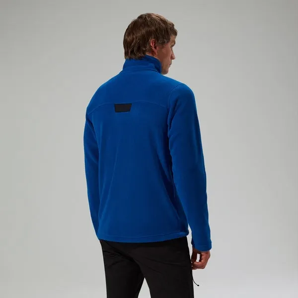 Blue and Black Men's Polartec Fleece Jacket with Interactive Prism Guide