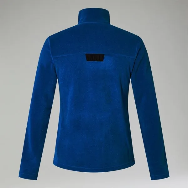 Blue and Black Men's Polartec Fleece Jacket with Interactive Prism Guide