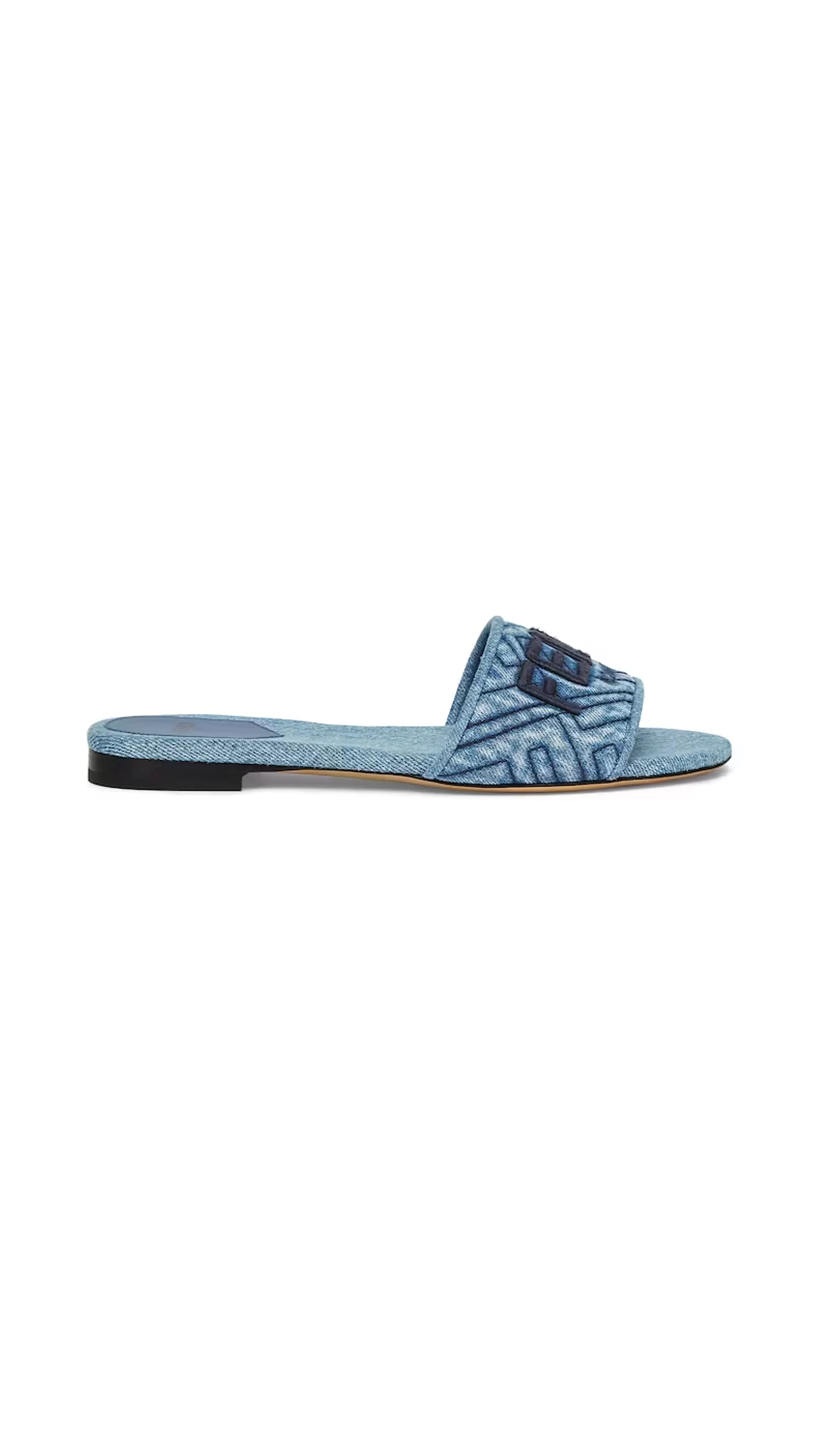 Blue Denim Slides