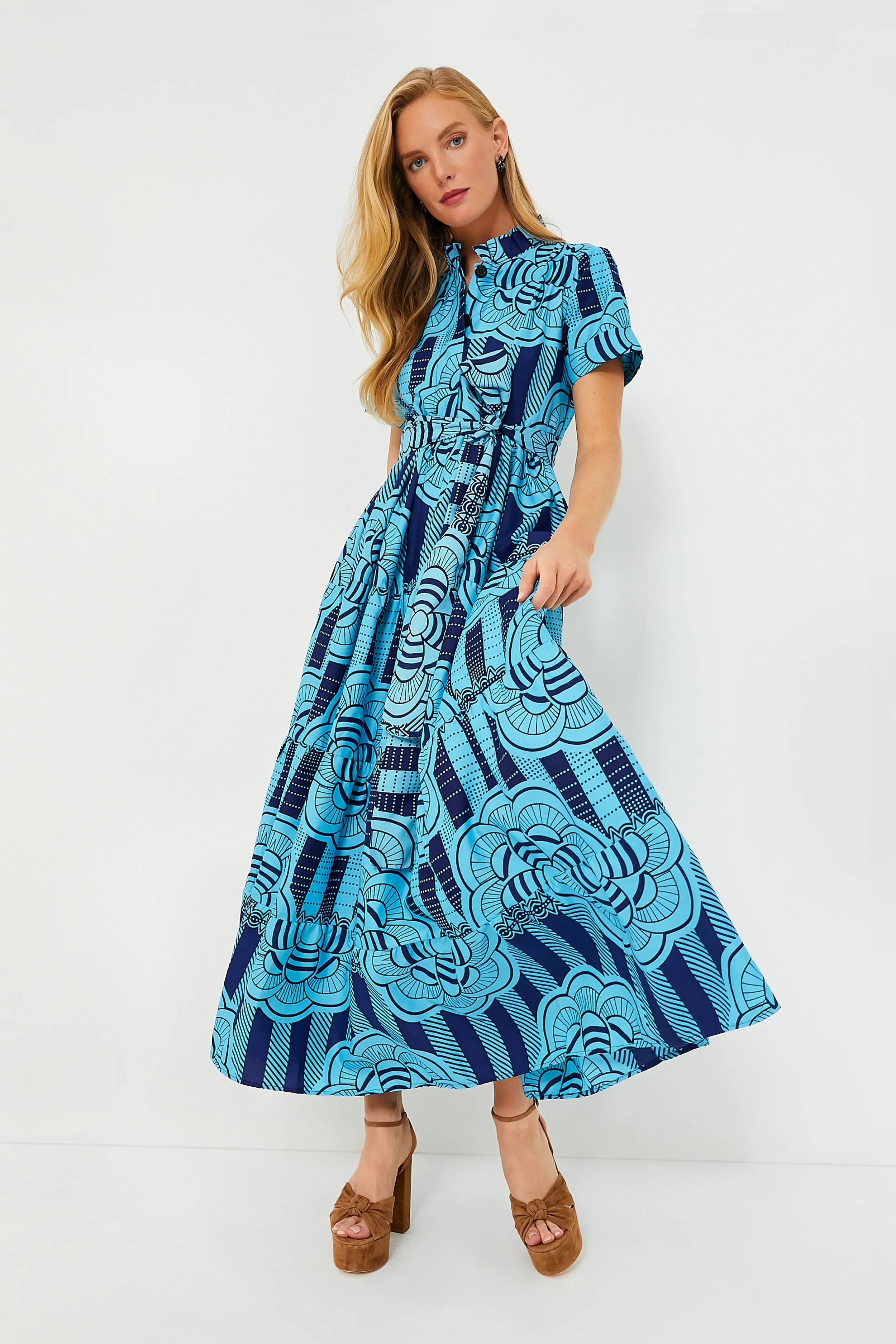 Blue Olori Maxi Dress