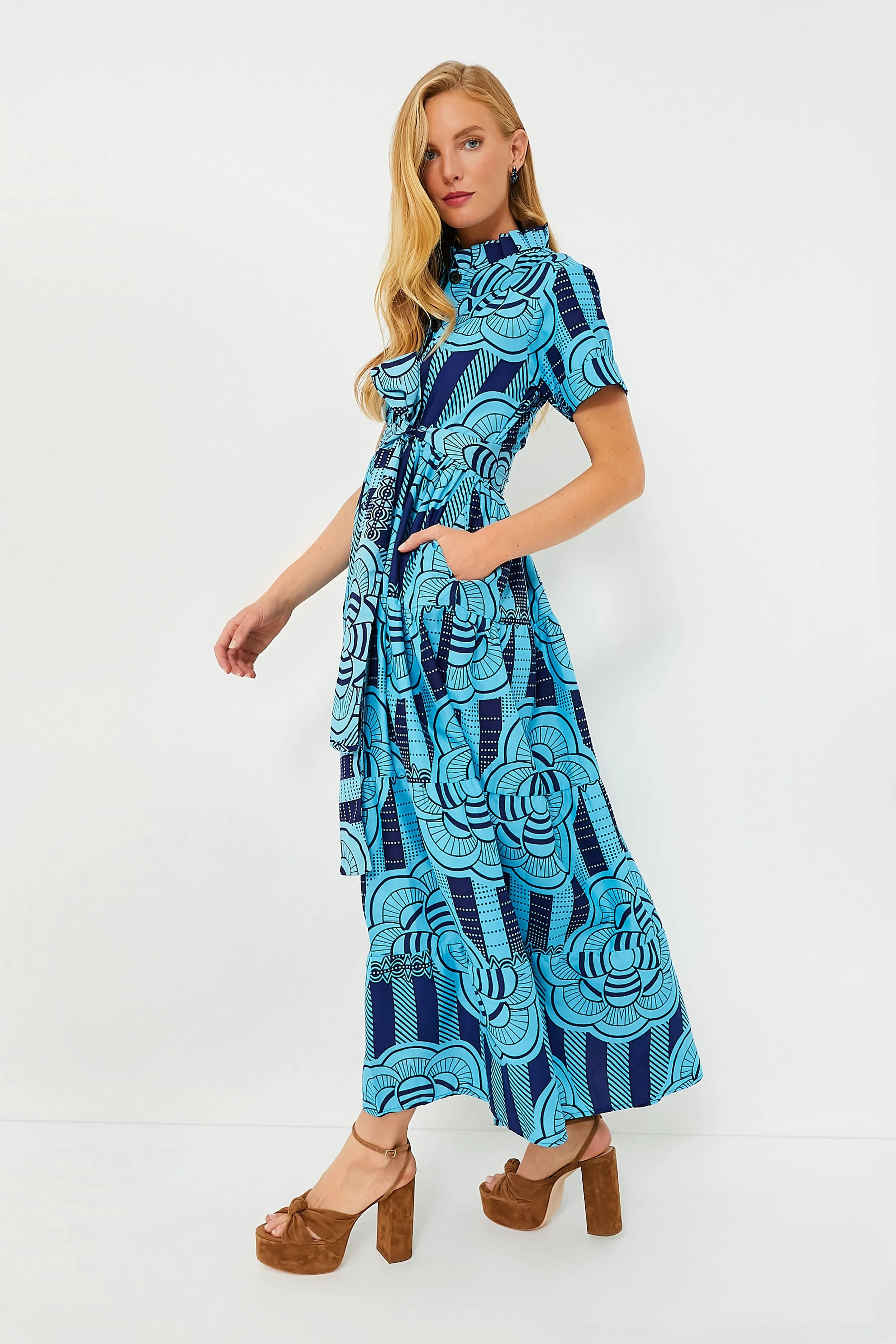 Blue Olori Maxi Dress