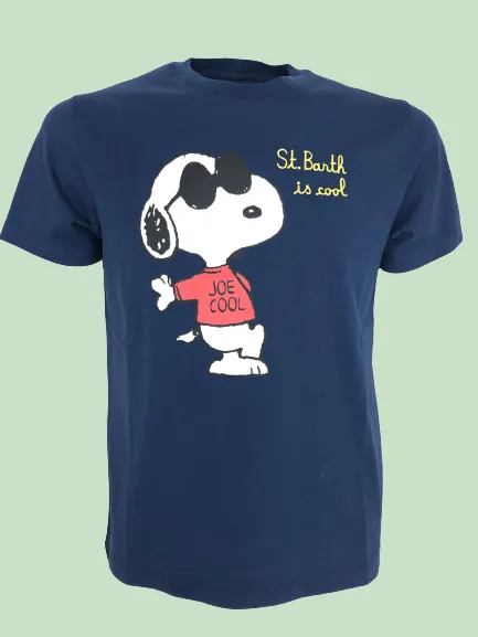 Blue Snoopy Men's T-Shirt