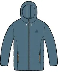 Blue Steel Insulated Jacket Made from Recycled Materials