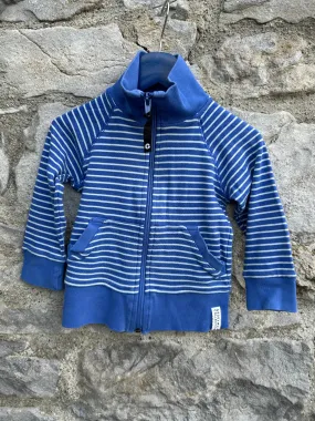 Blue striped baby sport coat size 9-12 months (74-80 cm)