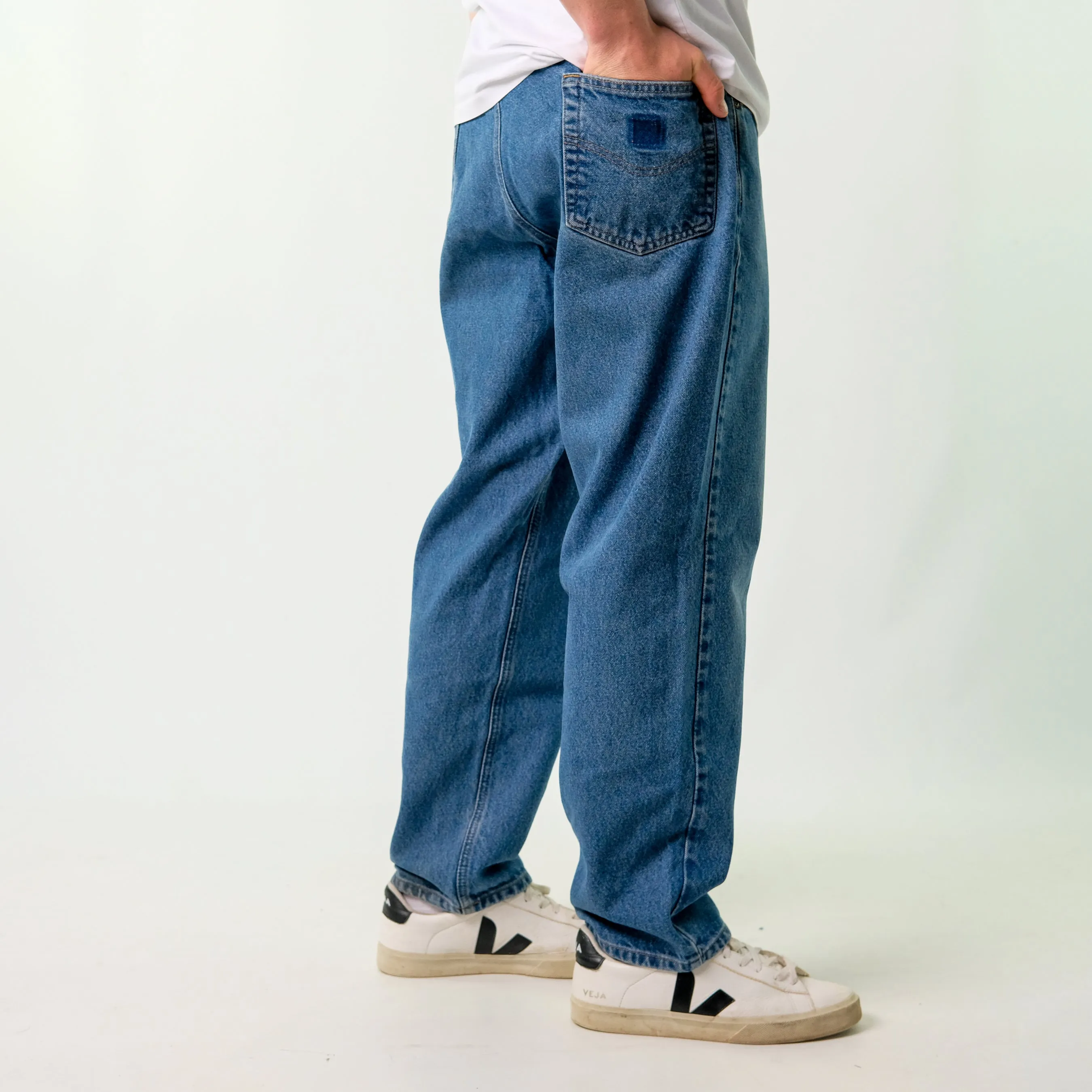 Blue y2ks Carhartt Denim Carpenter Jeans Baggy Pants (38x30)