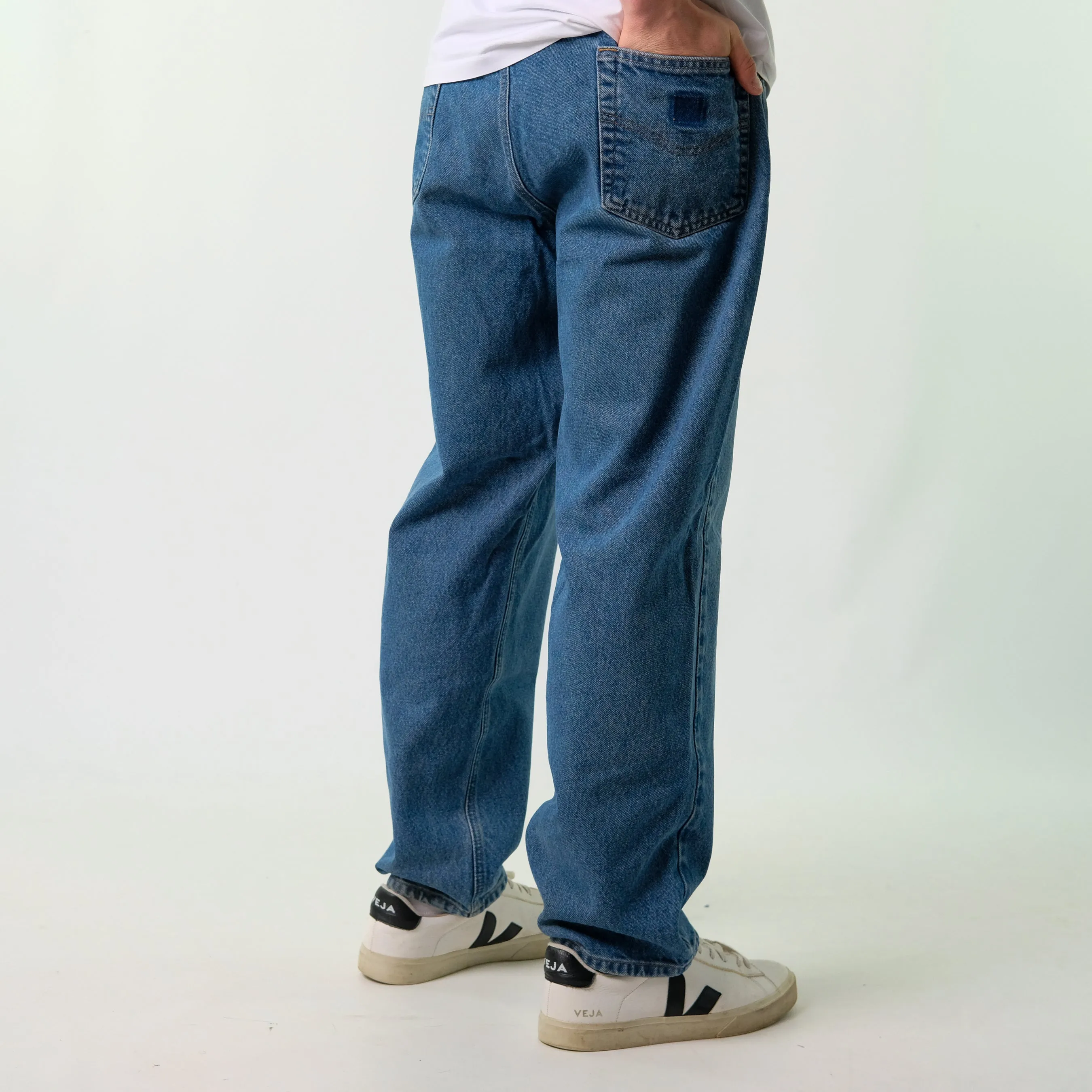 Blue y2ks Carhartt Denim Carpenter Jeans Baggy Pants (38x30)