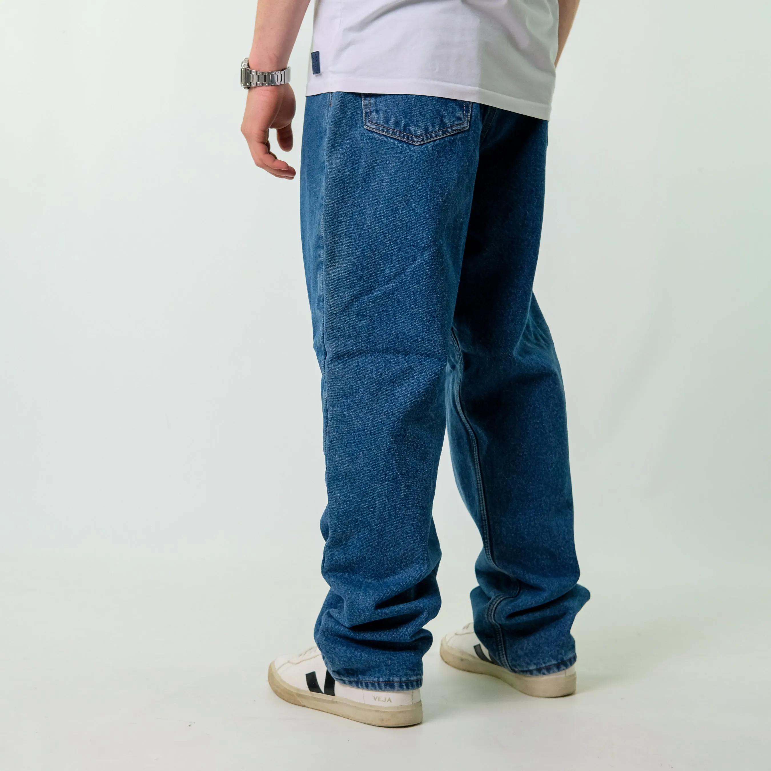 Blue y2ks Carhartt Denim Jeans Baggy Pants (38x32)