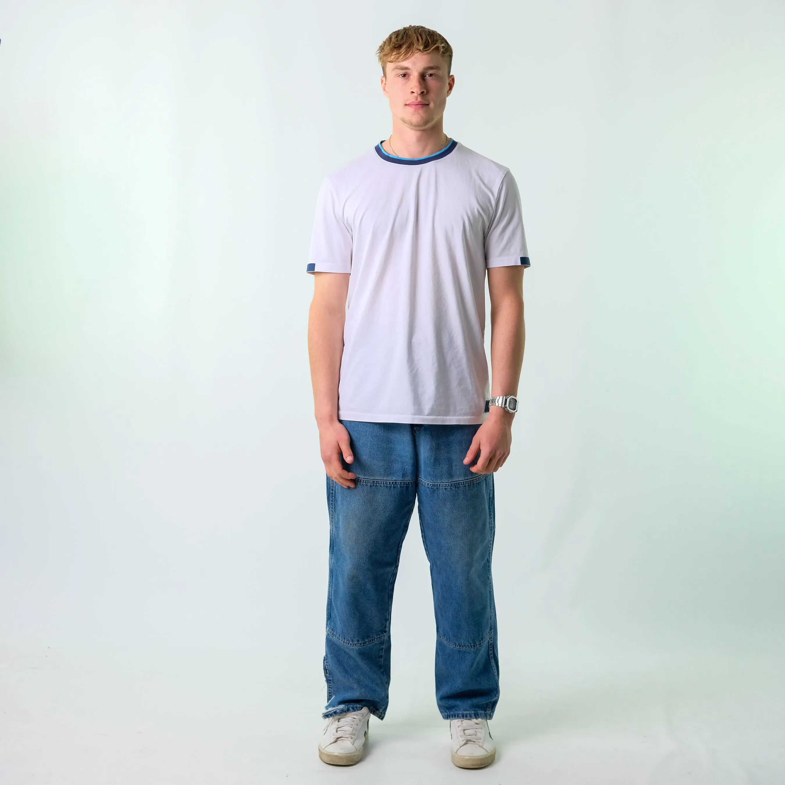 Blue y2ks Dickies Denim Carpenter Jeans Baggy Pants (36x30)