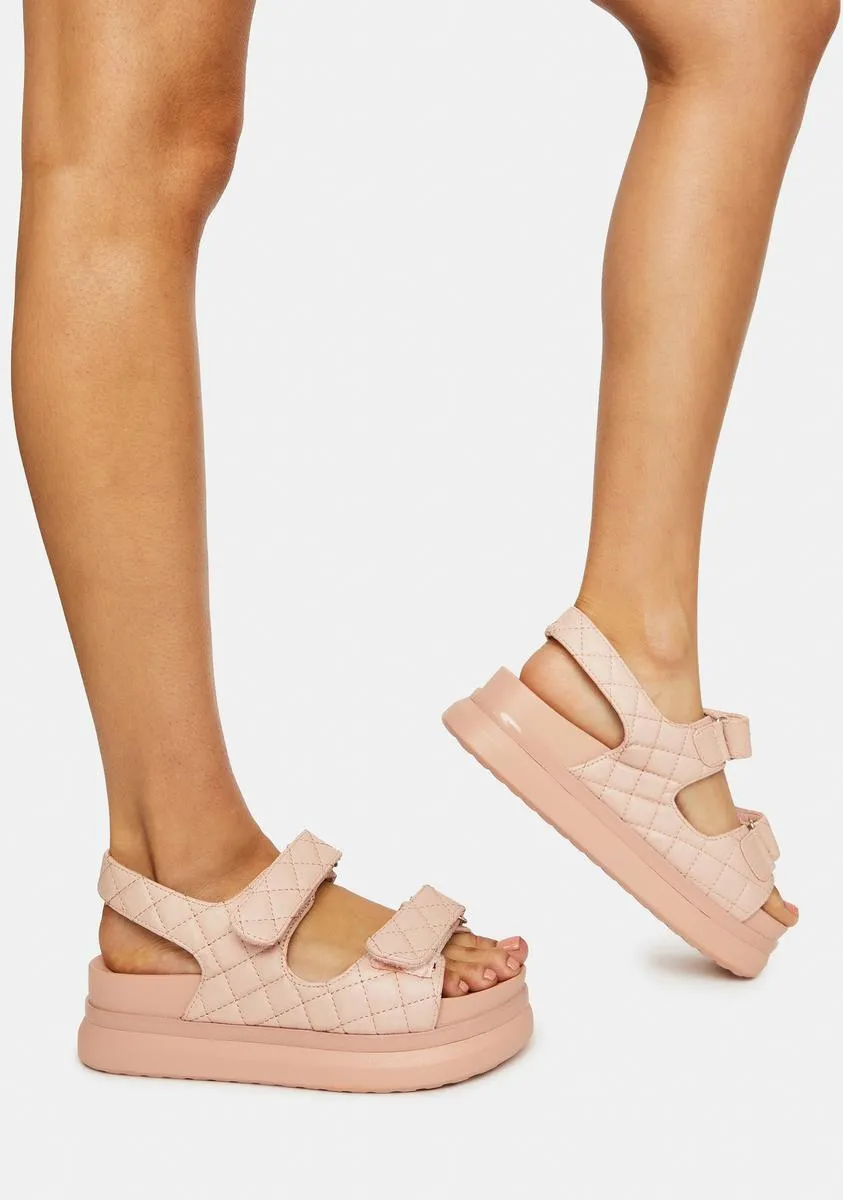 Blush By Your Side Gladiator Sandals-