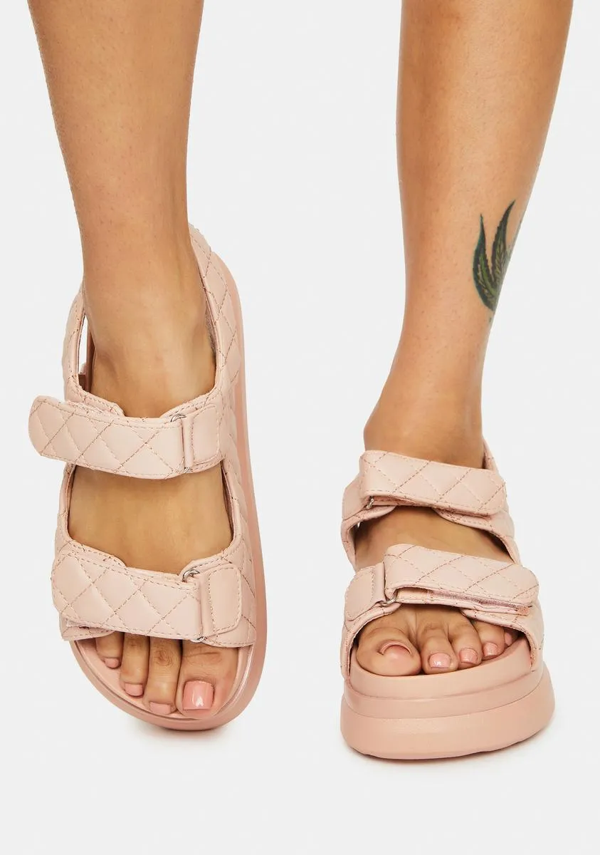 Blush By Your Side Gladiator Sandals-