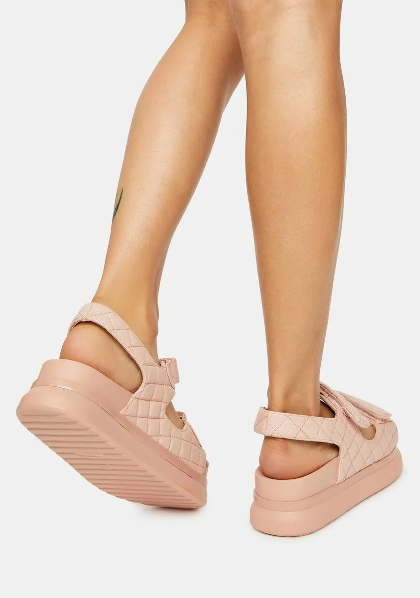 Blush By Your Side Gladiator Sandals-