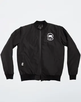 Bomber Jacket with Logo Print