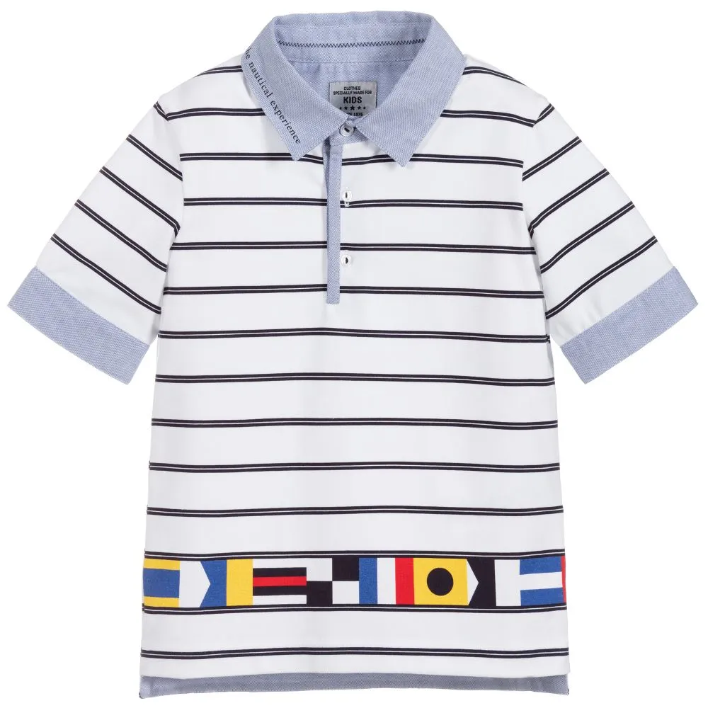 Boys Blue Polo Shirt