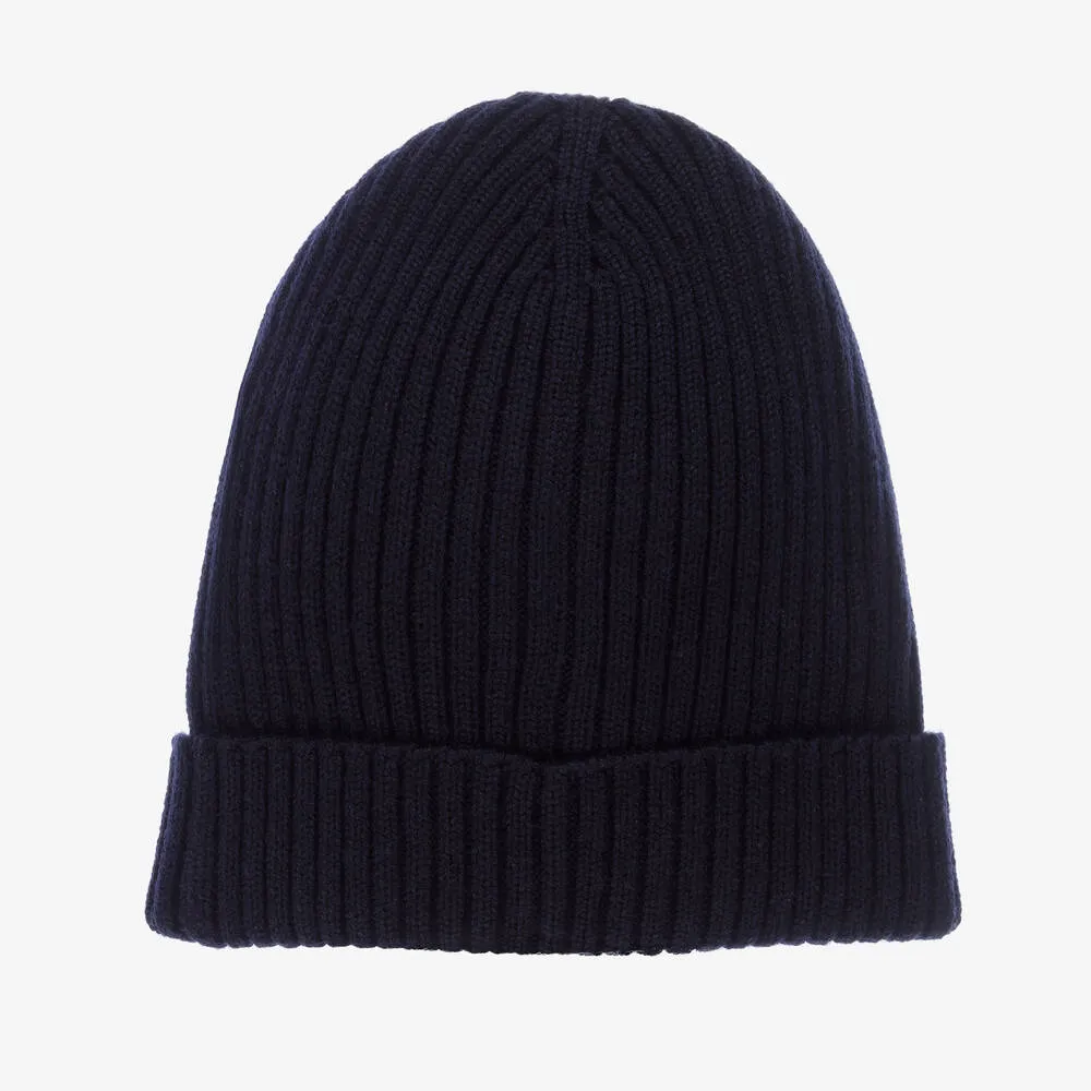 Boys Navy Blue Beanie Hat