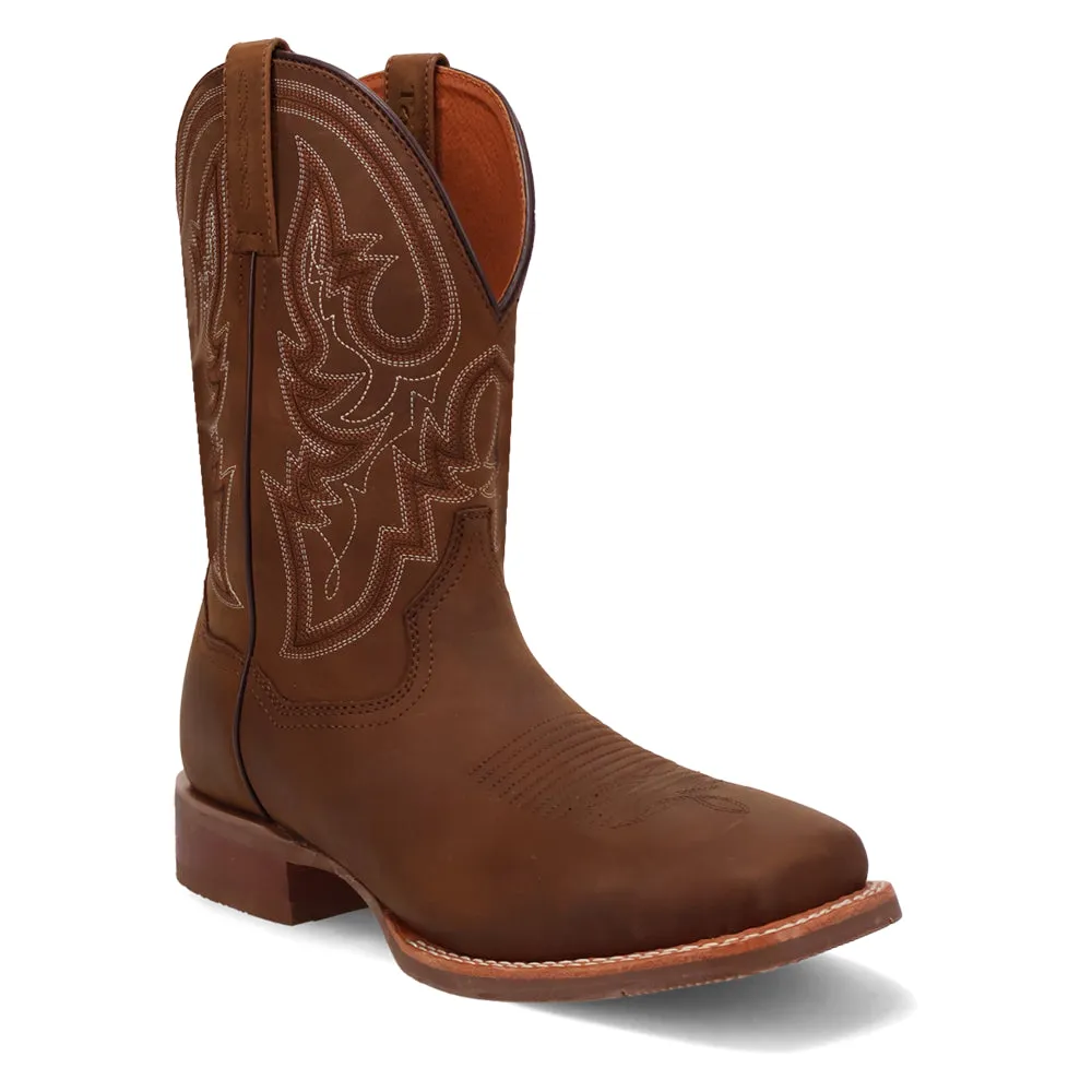 Brigston Embroidered Square Toe Cowboy Boots