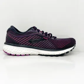 Brooks Womens Ghost 12 1203051B063 Purple Running Shoes Sneakers Size 7 B