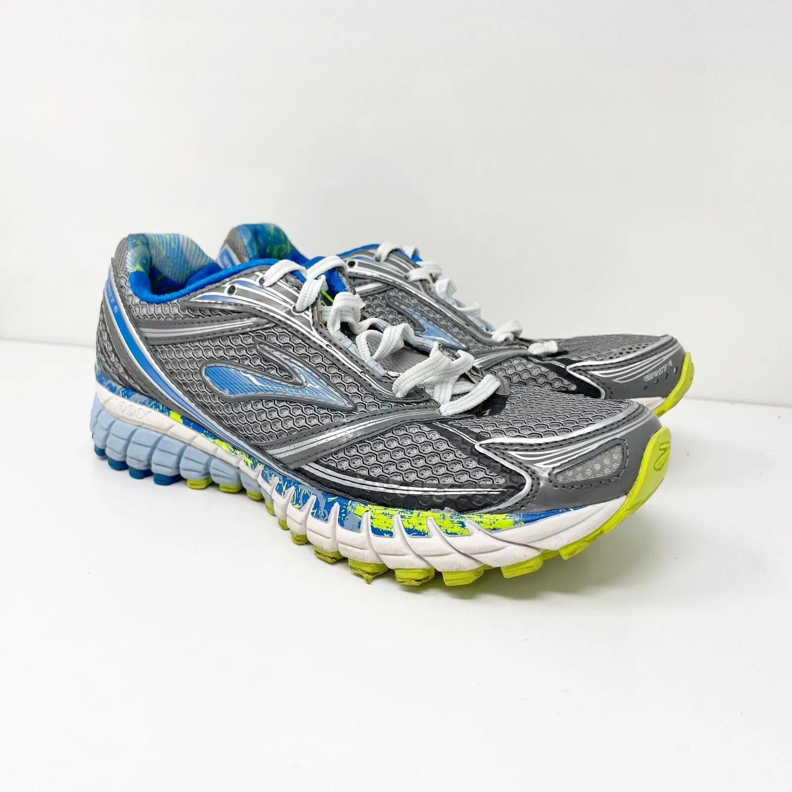 Brooks Womens Ghost 6 DNA 1201381B450 Gray Running Shoes Sneakers Size 8 B