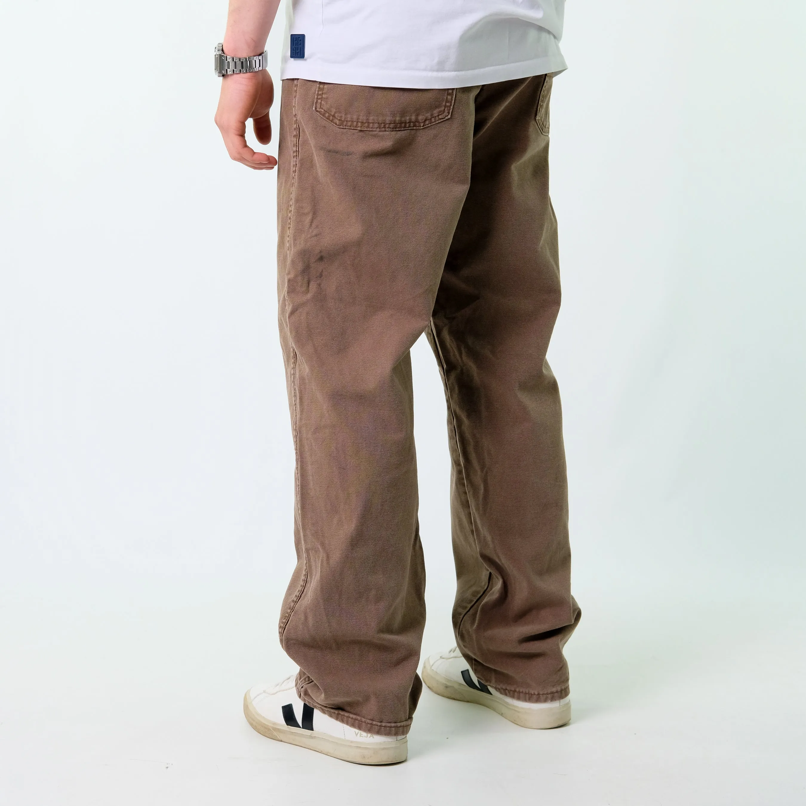 Brown y2ks Dickies Denim Jeans Baggy Pants (38x32)