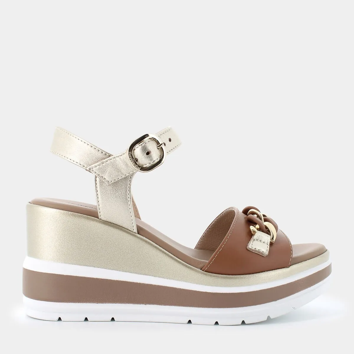 Brown/Platinum Sandals