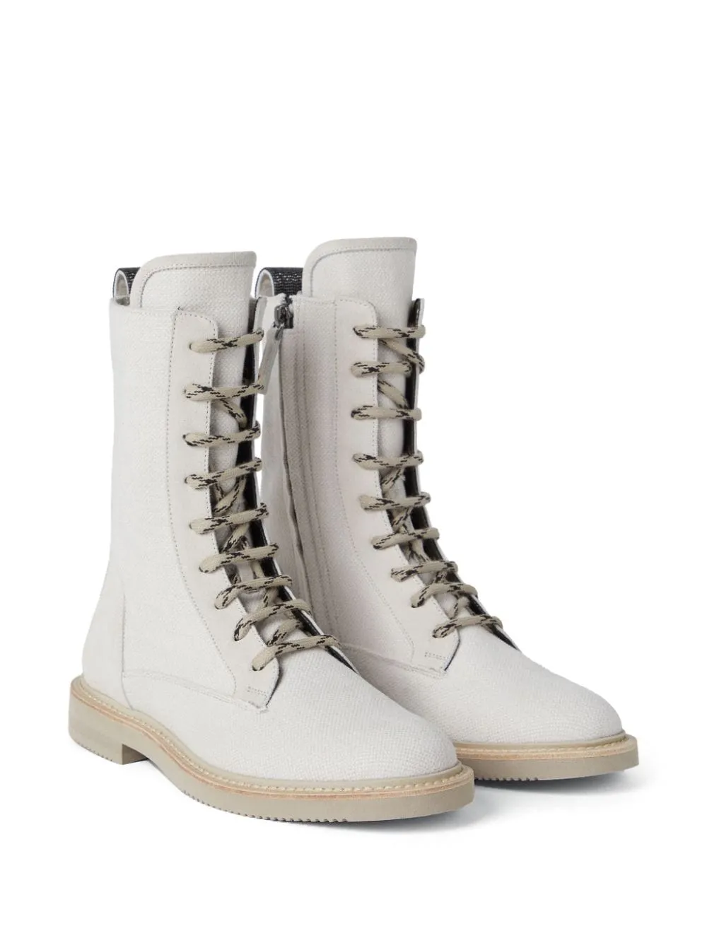 White Brunello Cucinelli Boots