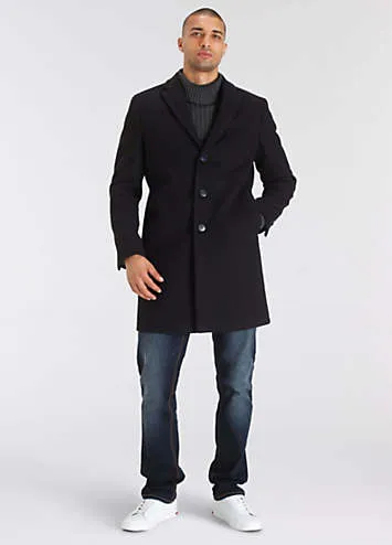 3-Button Short Coat by Bruno Banani | Grattan