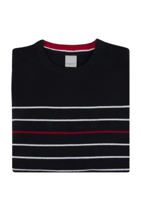 Bugatti Knit Top Navy