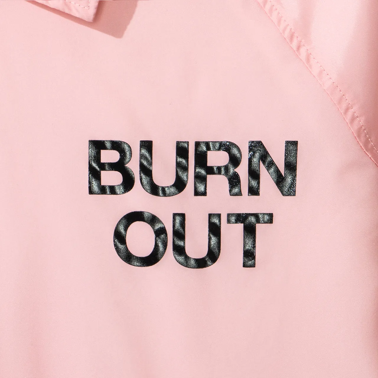 Burn Out Pink Coach Jacket