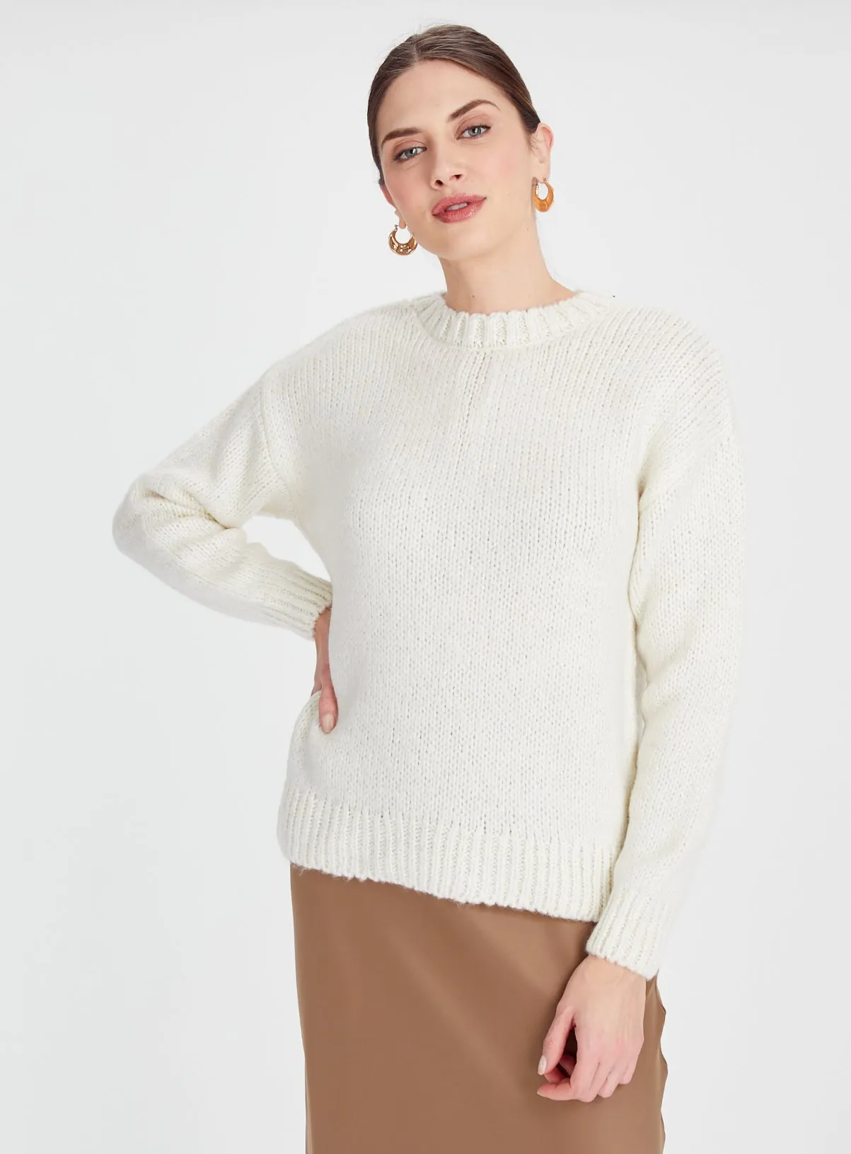 Cream Bow Back Jumper Size 14 - Shop Jumpers at Tu