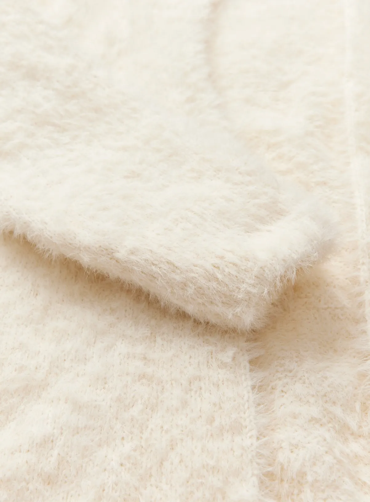 Buy Cream Slouch Fluffy Cardigan 9 years | Jumpers and cardigans | Tu