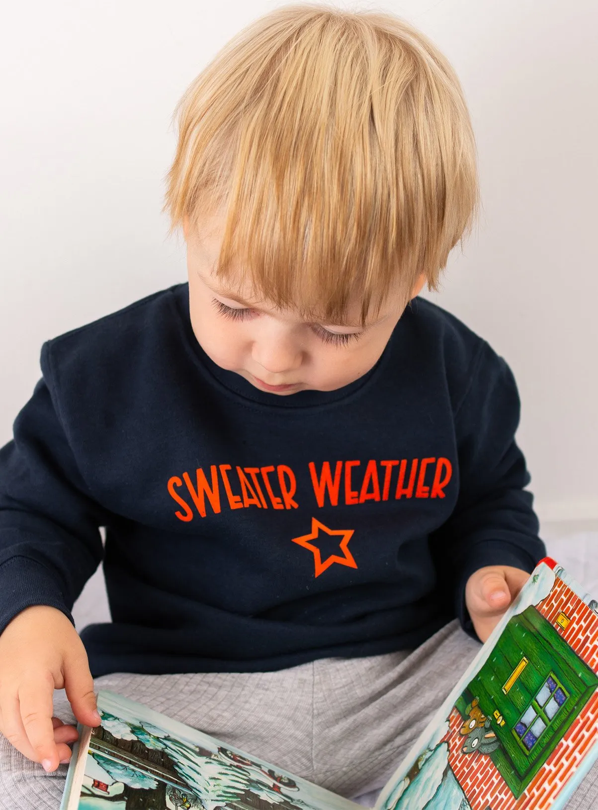 Navy Blue Sweater for Toddlers by FRED & NOAH