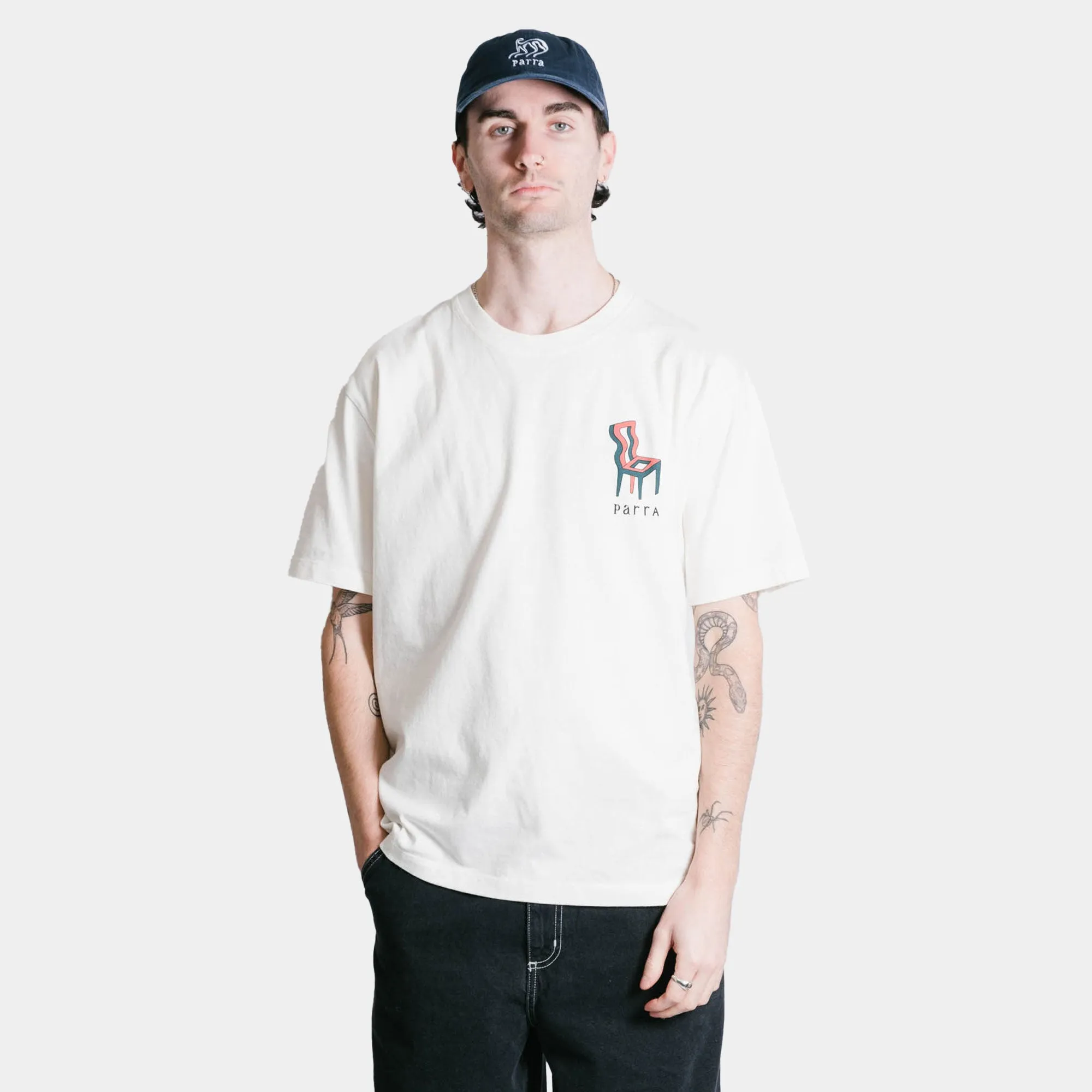 By Parra Face Ball T-Shirt - Off White