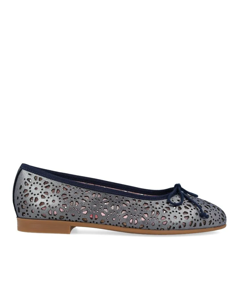 Callaghan 32201 Flat navy blue ballerinas