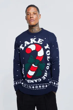 Candy Store Holiday Sweaters - boohooMAN UK