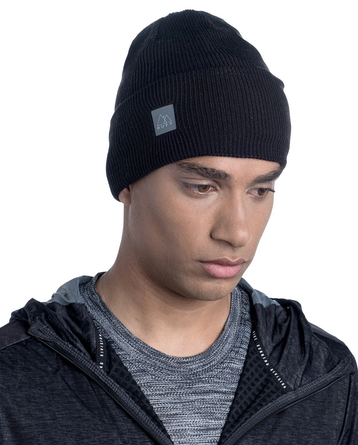 cap Buff Cross Knit - 126483/Solid/Black