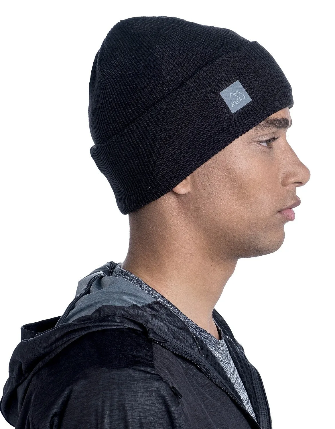 cap Buff Cross Knit - 126483/Solid/Black