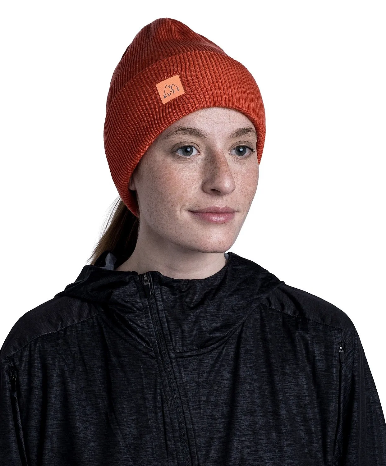 cap Buff Cross Knit - 126483/Solid/Fire