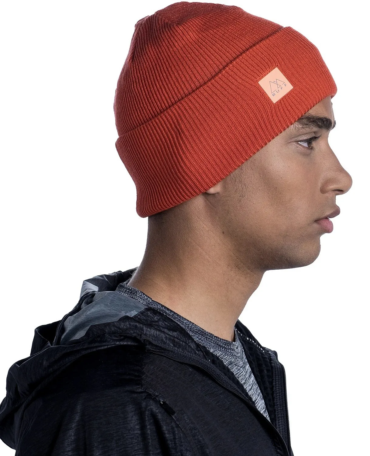 cap Buff Cross Knit - 126483/Solid/Fire