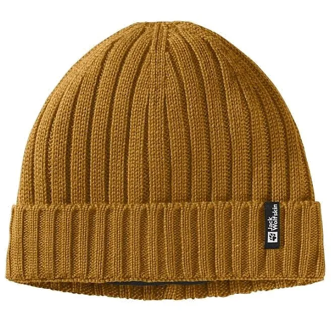 cap Jack Wolfskin Rib Knit - Safflower