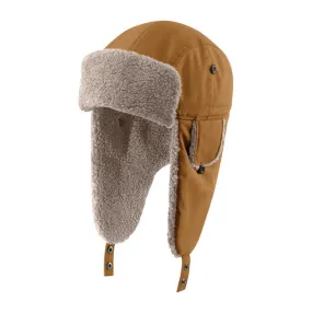 CARHARTT SHERPA LINED TRAPPER HAT - CARHARTT BROWN